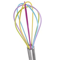 Ousyaah 5-Piece Silicone Whisk Stainless Steel