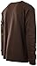 ChoiceApparel Mens Long Sleeve Thermal Waffle Pattern Crew Neck Shirts (L, 1802-BROWN)