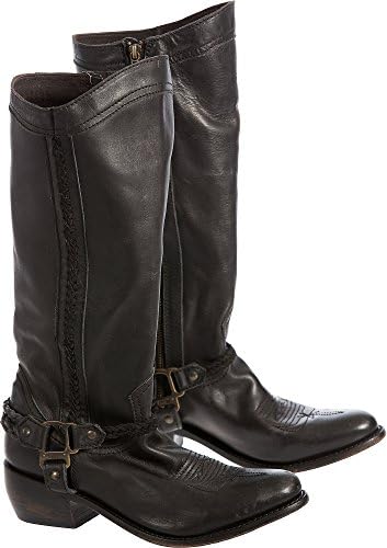 LIBERTY BLACK Women's Rugged Leather Cowboy Boots