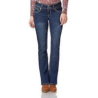 WallFlower Juniors Luscious Curvy Basic Bootcut Jeans in Katy Size:13