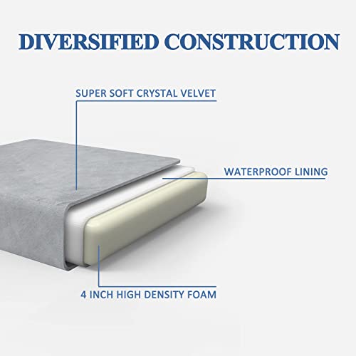 SINWEEK Folding Mattress, 4" Foldable Mattress with Storage Bag Tri