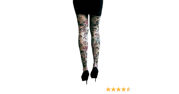 plus size tattoo tights