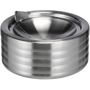 Gesloten asbak – tafelasbak – Cigless – 11.5cm x 5.5cm – afsluitbare asbak – asbakje