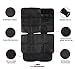 Car Seat Protector with Thick Padding for Under Baby Booster + Backseat Organizer& Kick Mat Protector with 5 Pockets, iPad and Tablet Holder + Baby on Board Sign
