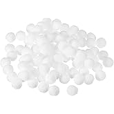MECCANIXITY Pom Felt Balls Felting Fabric 1.5cm 15mm White for Home Craft Project DIY Pack of 300