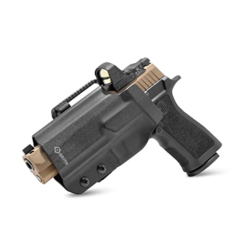 GRITR OWB Kydex Right/Left Hand Gun Holster Compatible With Glock 17