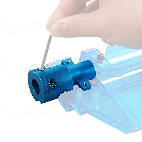 WORKER Short Darts Upgrade Kit Connector for Prophecy/Nerf Retaliator Color Blue