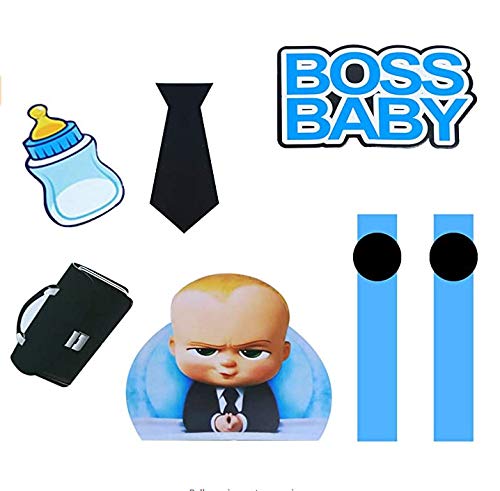 7 Pcs Boss Baby Boy Cake Toppers Baby Shower Baby Theme Party Cake