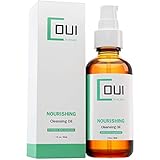 Nourishing Facial Cleansing Oil by COUI Skincare with 100% Active Ingredients and Natural Oils - Cleanse Your Skin While Protecting your Face and Eye Area