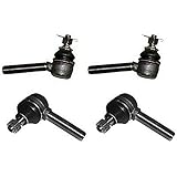 Tie Rod Drag Link End Kit w/ Lock Nut Made For Ford