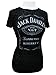 Jack Daniels Women's Daniel's Burnout Short Sleeve Tee Black Large