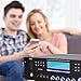 4 Channel Wireless Bluetooth Amplifier – 3000 Watt Stereo Speaker Home Audio Receiver w/FM Radio, USB, 2 Microphone w/Echo for Karaoke, Front Loading CD DVD Player, LED, Rack Mount – Pyle PD3000BAthumb 4