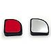 HTTMT- 2x Convex Angle Auto Car Blind Spot Round StickOn Side View Rearview Mirror
