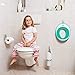 Potty Training Seat for Boys and Girls | Toddler Potty Ring | Fits Most Round and Oval Toilets | FREE Folding Toilet Training Chart, Kids Toilet Training Essentials | Gift Box