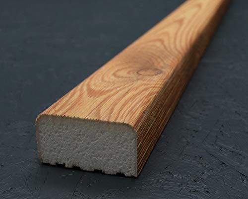 AS Country Stone | Holzbalken Deko, Pfosten, Holzlatte, Kantholz 90x50 aus Styropor mit harter Beschichtung in Holzoptik… – Bild 3
