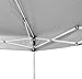 Amazon Basics 10' x 10' Pop-Up Canopy Tent, White, Cathedral-Style Roof, 96 sq ft Shade, 99% UV Protection
