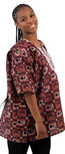 African Print Unisex Print Dashiki, Made in the Gambia, Many Colors, One Size