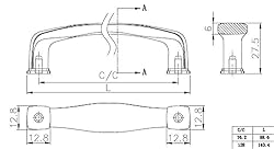 Richelieu Hardware BP810128BORB Charlemagne