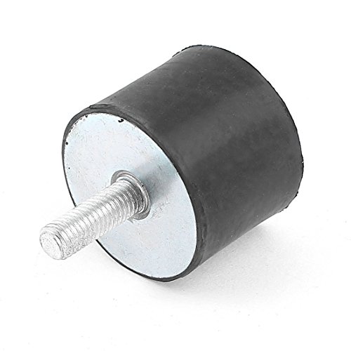 Air Compressor M8 Rubber Vibration Mount Isolator Damper 40mm x 30mm