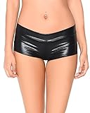 iHeartRaves Metallic Booty Shorts, Shiny Bottoms for Dancing, Raves, Festivals, Costumes