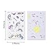 Unicorn Temporary Tattoos for Kids Girls 250+Tattoos (20 Sheets) Waterproof Unicorn Tattoo Unicorn Children Girls Party Supplies Party Favors