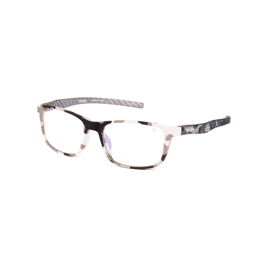 REGEN WTT high grade, Unisex blue light blocking gaming glasses in snow camo