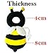 Baby Protector - Baby Ajustable Head Shoulder Safety Pad - Baby Head Cushion with Flexible Strap for Baby walking - for Baby Safety - for Crawling Baby - 4-24 Months Babies (Cute Little Bee)
