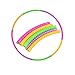 eBelken Kids Hula Hoop for Children's Exercise Fitness Workout, Suitable for 3-8 Years Old Child's Sports and Playing Games, 8 Colorful Segments, Snap Together and Detachable, ABS Plastics (60cm)