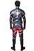 XCOSTUME Civil War Cosplay Costume Steven Rogers Battle Outfit 2016,Costume  Belt groves,X-Large(178-182cm)