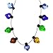 Light-up Halloween Skull Necklace | 6 Flashing Modes | Costume Accessory