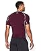 Under Armour Men's UA HeatGear Armour Short Sleeve Compression Shirt XL Maroon