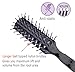 Mens Vented Hair Brush for Blow Drying, Anti Static Vent Hairbrush for Styling Fine, Curly, Wavy, Wet or Dry Hair