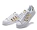 adidas Originals women's Superstar Foundation Fashion Sneaker White/bright gold