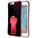 iPhone 8 Plus Case, iPhone 7 Plus Case, NOHON Kickstand Case [Vertical and Horizontal Stand] [Reinforced Drop Protection] [Air Cushion Corners] with Flexible TPU Bumper for iPhone 5.5 inches (Red)