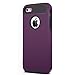 Ailun Case for iPhone 5s iPhone Se(2016) iPhone 5 Soft TPU Bumper Hard Shell Solid PC Back Shock Absorption Hybrid Dual Layer Slim Cover Purple