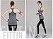 Women's Sports Yoga Fitness Racerback Sleeveless Tank Top Running Shirt Vest 2-Pack Black&Blue Large