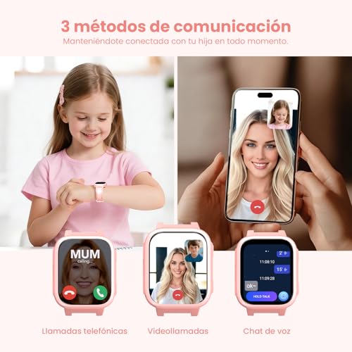 LAGENIO K10 4G Kids Smartwatch with GPS and Phone Function, 1.8 Inch Screen, 950 mAh Battery, IP68 Water Resistance, Class Mode, SOS Emergency Call – Kids Smart Watch