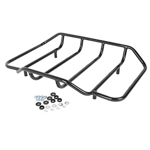 XFMT LED King Tour Pack Trunk Backrest Luggage Rack with Brake/Turn/Tail Light Fit For Harley Touring Tour Pak 2014-2019