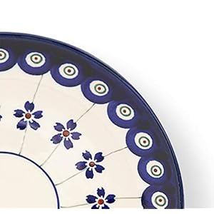 Bunzlauer Ceramic Saucer Diameter 16.00 cm Height 1.8 cm Decoration 166a