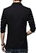 ZITY Men's Suit Jacket Fashion Slim Cotton Thin Casual Two Buttons Blazer Coat Black US M/Label 2XL 318
