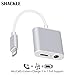 iPhone 7 Headphones Adapter with Mic, iPhone 7 Adapter, Support Call & Listen & Charge, Lightning to 3.5mm Headphone Jack Adapter for iPhone 7, iPhone 7Plus