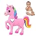 Baby Teething Toy, Bestwin Bendable & Freezer Friendly Unicorn Teethers, Soft Silicone, BPA-Free, Natural Organic Infant Toys (Pink)