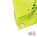 JoJo Siwa Signature Collection Hair Bow with Rhinestones - Lemon Lime With Sticker Patch Set Included