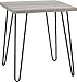 Ameriwood Home Owen Retro End Table, Sonoma Oak/Gunmetal Gray