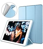 DTTO Case for iPad Mini 4,(Not Compatible with Mini 5th Generation 2019) Ultra Slim Lightweight Smart Case Trifold Stand with Flexible Soft TPU Back Cover for iPad mini4[Auto Sleep/Wake], Sky Blue