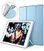 iPad Case for iPad Mini 4, DTTO [Anti-Scratch] Ultra Slim Lightweight [Auto Sleep/Wake] Smart Case Trifold Cover Stand with Flexible Soft TPU Back Cover for iPad mini4, Sky Blue