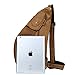 Polare Cool Real Leather Cross Body Sling Bag Chest Bag Backpack Large