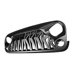 Allinoneparts Matte Black Front Grill, Shark Grille