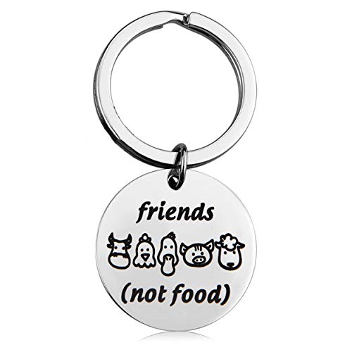 MAOFAED Vegen Gift Vegetarian Gift Animal Lover Gift Animal Rescue Gift (Friends not Food)