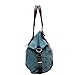 Fansela(TM Womens Simple Cool Graffiti Canvas Handbag Crossbody Tote Bag (Blue)